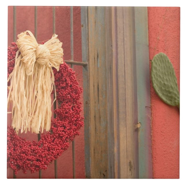 USA, Arizona, Tucson: Historischer Bezirk Presidio Fliese (Vorderseite)