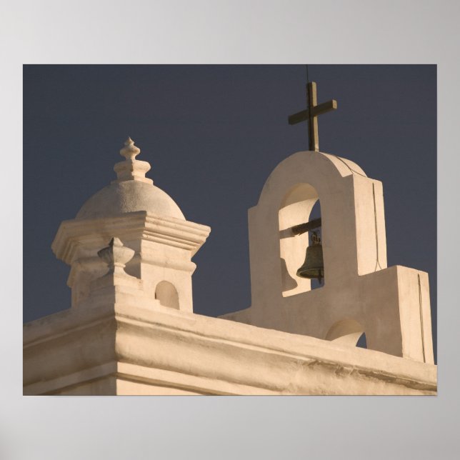 USA, Arizona, Tucson: Mission San Xavier del Bac Poster (Vorne)
