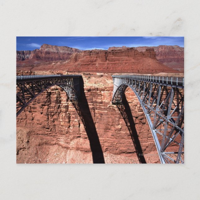 USA, Arizona, View of Navajo Bridge in Grand Postkarte (Vorderseite)