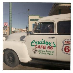 USA, Arizona, Williams: Cruisers Cafe 66 Alt Fliese