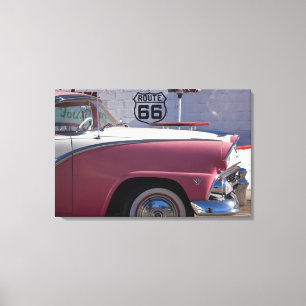 USA, Arizona, Williams. Rt. 66 Stadt, 1950 Leinwanddruck