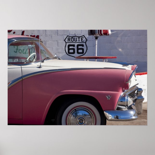 USA, Arizona, Williams. Rt. 66 Stadt, 1950 Poster (Vorne)