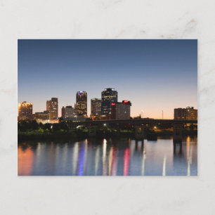 USA, Arkansas, Little Rock, Stadt-Skyline Postkarte