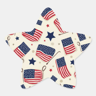 usa-Aufkleber Stern-Aufkleber