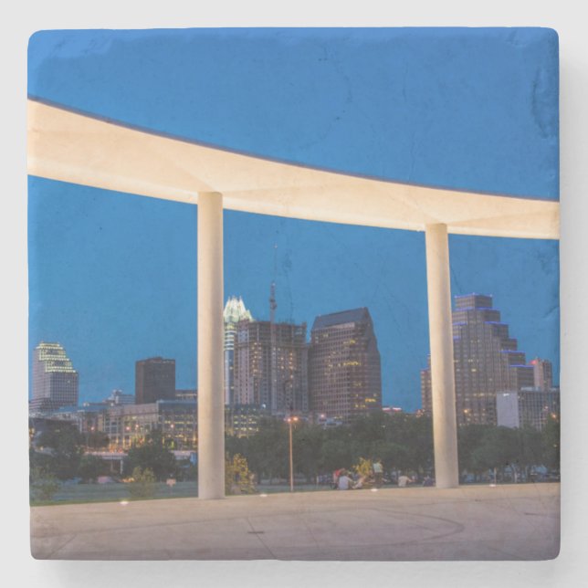USA, Austin, Texas USA, Texas, Austin Steinuntersetzer (Vorderseite)