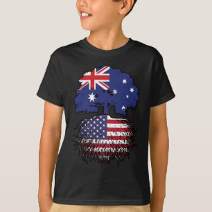 USA - Australisches Treots-Flag T-Shirt