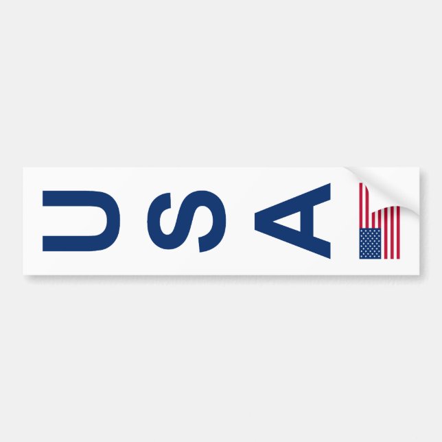 USA AUTOAUFKLEBER (Vorne)