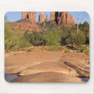 USA, AZ, Cathedral Rocks am Red Rock Crossing Mousepad
