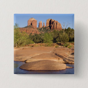 USA, AZ, Kathedrale Rocks bei Red Rock Crossing Button