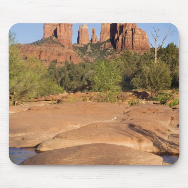 USA, AZ, Kathedrale Rocks bei Red Rock Crossing Mousepad (Vorne)