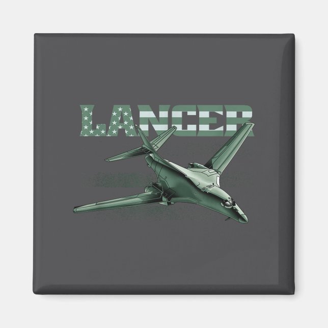 Usa B1 Lancer Militärjet Bomber Flugzeug  Magnet (Vorne)