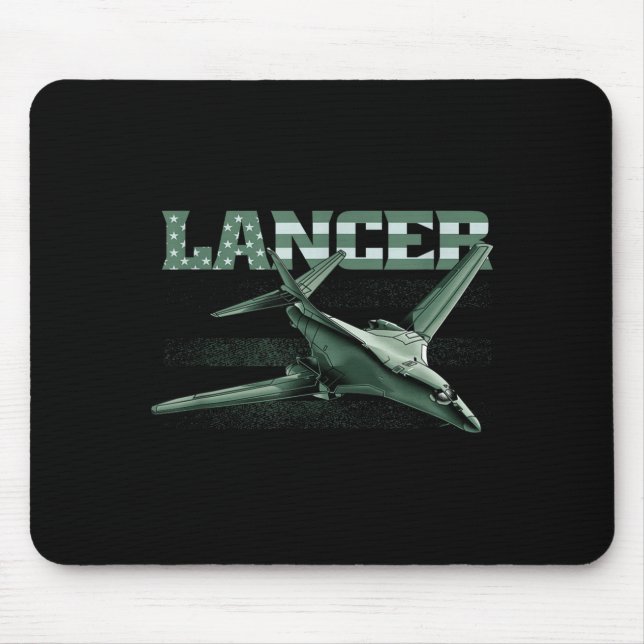 USA B1 Lancer Militärjet Bomber Flugzeug  Mousepad (Vorne)