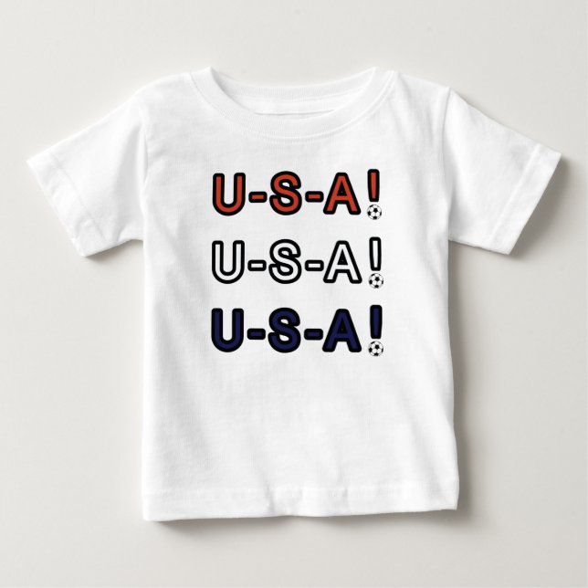 USA! BABY T-SHIRT (Vorderseite)
