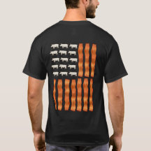 USA Bacon Flag Pig Vintag