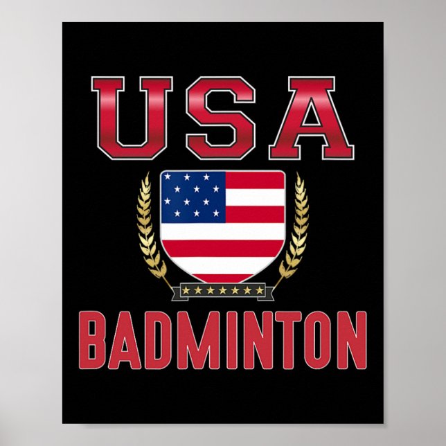Usa Badminton - Poster (Vorne)