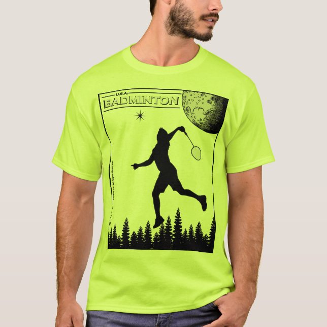 USA Badminton T-Shirt (Vorderseite)