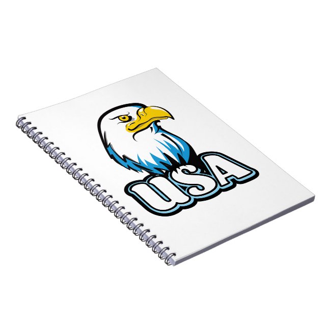 USA Bald Eagle (limitierte Blue Edition) Notizblock (Rechte Seite)