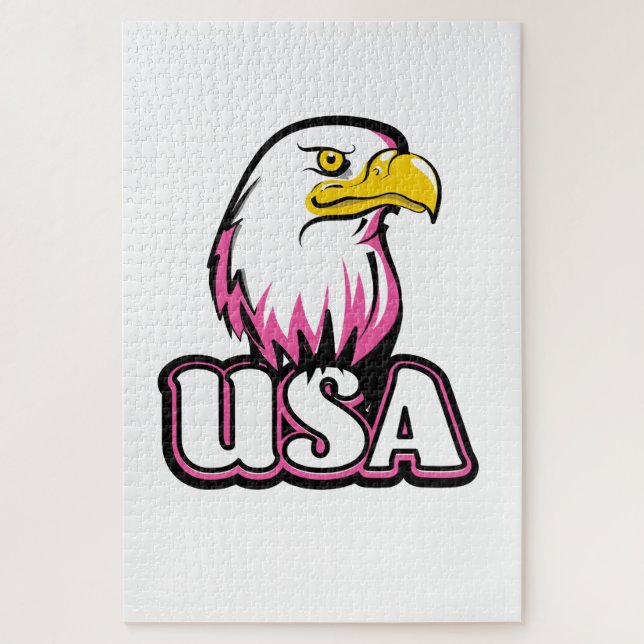 USA Bald Eagle Puzzle (Vertikal)
