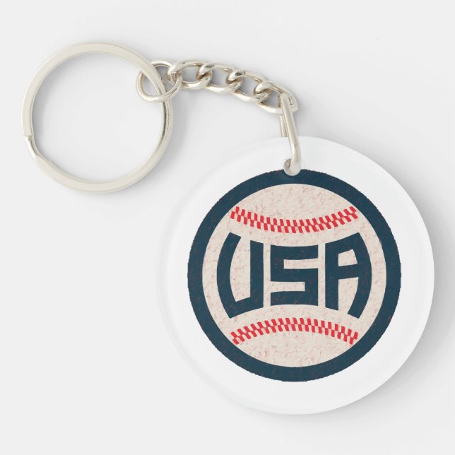 USA Baseball Team Schlüsselanhänger (Vorderseite)