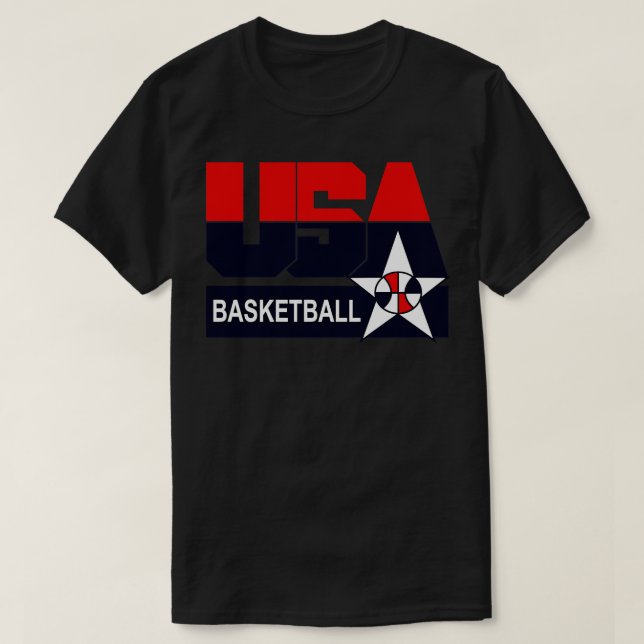 USA Basketball Dream Team 92 Retro T-Shirt (Design vorne)