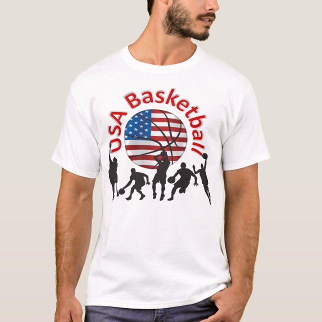 USA-Basketball T-Shirt (Vorderseite)