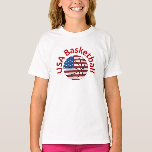 USA-Basketball T-Shirt (Vorderseite)