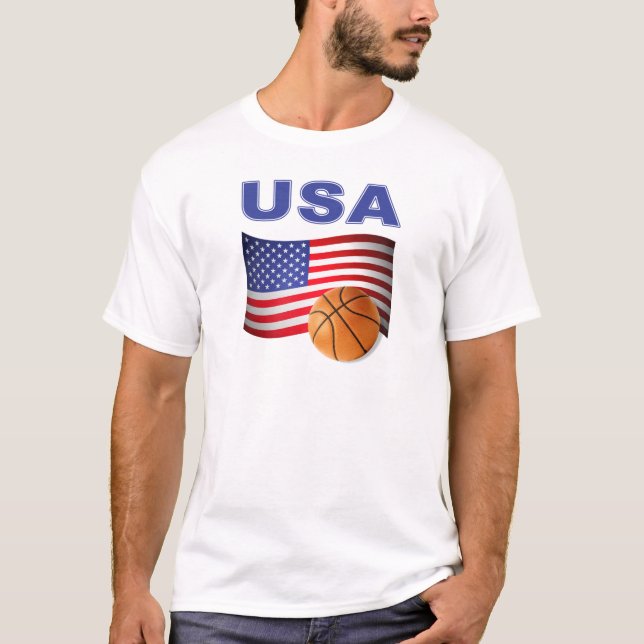 USA-Basketball-Team T-Shirt (Vorderseite)