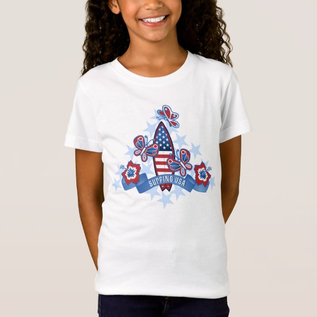 USA Beach Girls T - Shirt (Vorderseite)