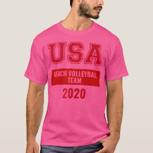 Usa Beach Volleyball Team 2020 Us Beach Volleyball T-Shirt