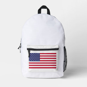 USA BEDRUCKTER RUCKSACK