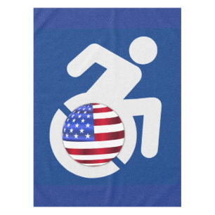 USA behindert Tischdecke