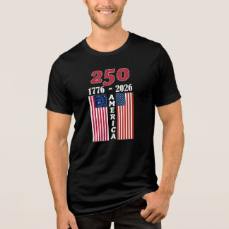 USA/BENNINGTON FLAGGE 250 DESIGN FÜR DUNKLE SHIRTS