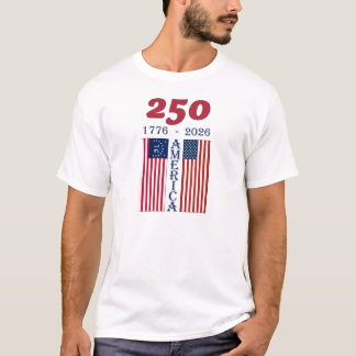 USA/BENNINGTON-FLAGGEN 250 DESIGN T-Shirt