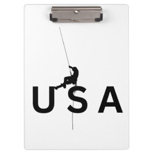 USA Bergsteigen Klemmbrett