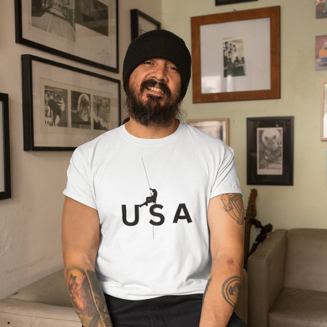 USA Bergsteigen T-Shirt (Von Creator hochgeladen)
