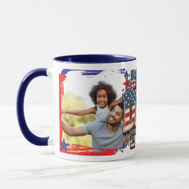 USA-Bester Vater überhaupt trendiges Design Tasse
