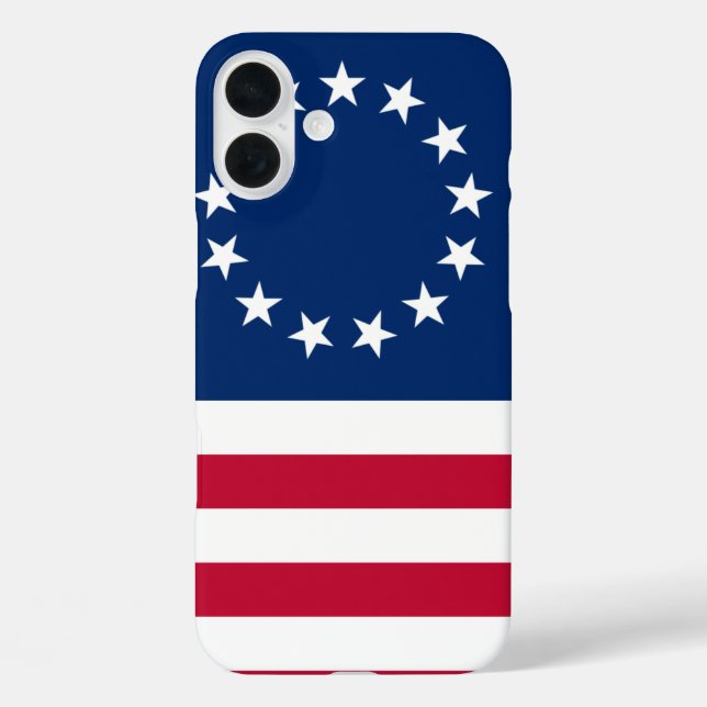 usa betsy ross flagge Case-Mate iPhone hülle (Rückseite)