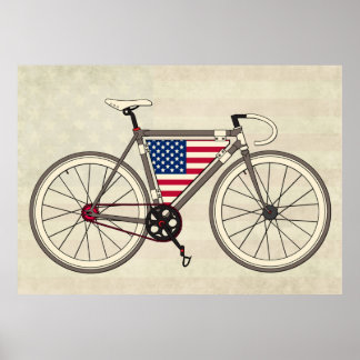 USA Bike Poster