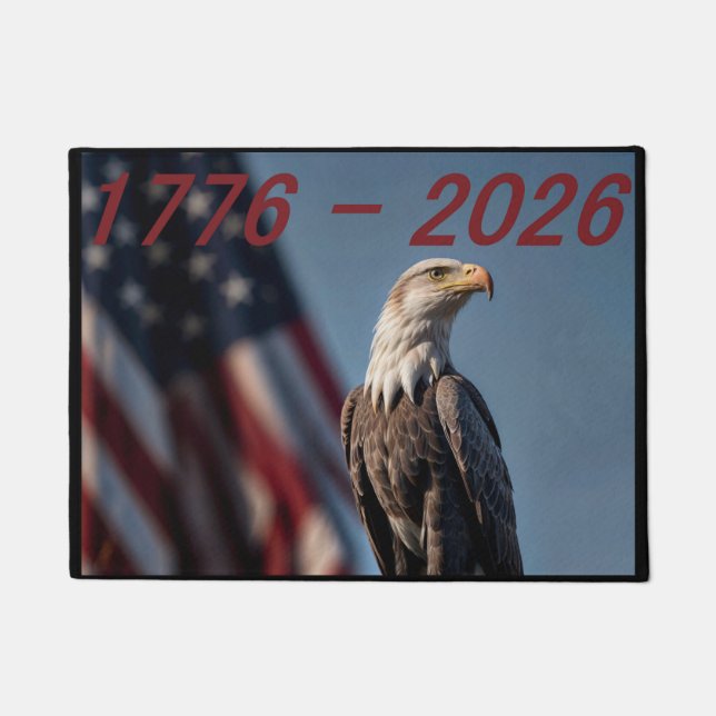 USA Birthday Fußmatte (Vorderseite)