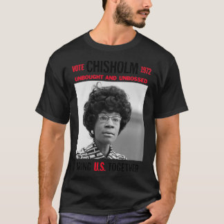 USA Black History Poster UNBOUGHT UNBOSSEY Shirley T-Shirt