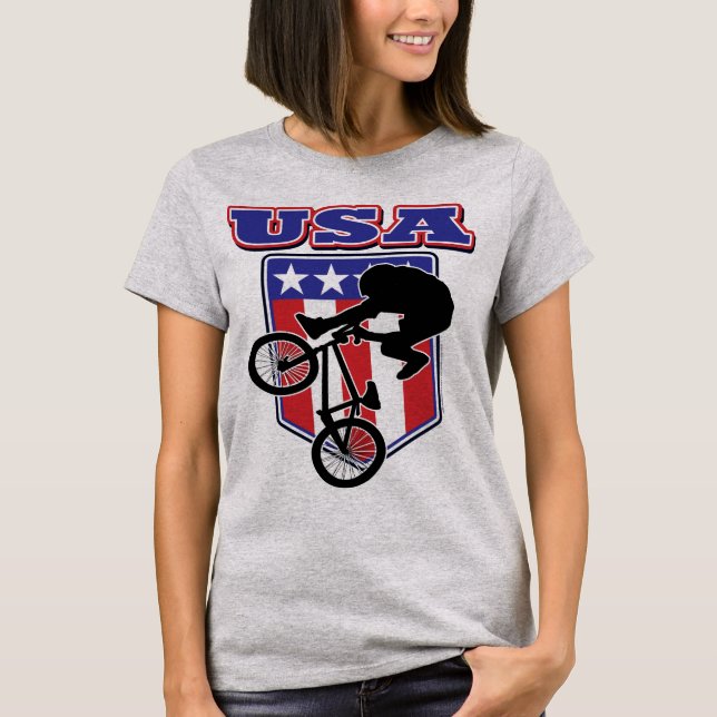 USA-BMX Biker T-Shirt (Vorderseite)