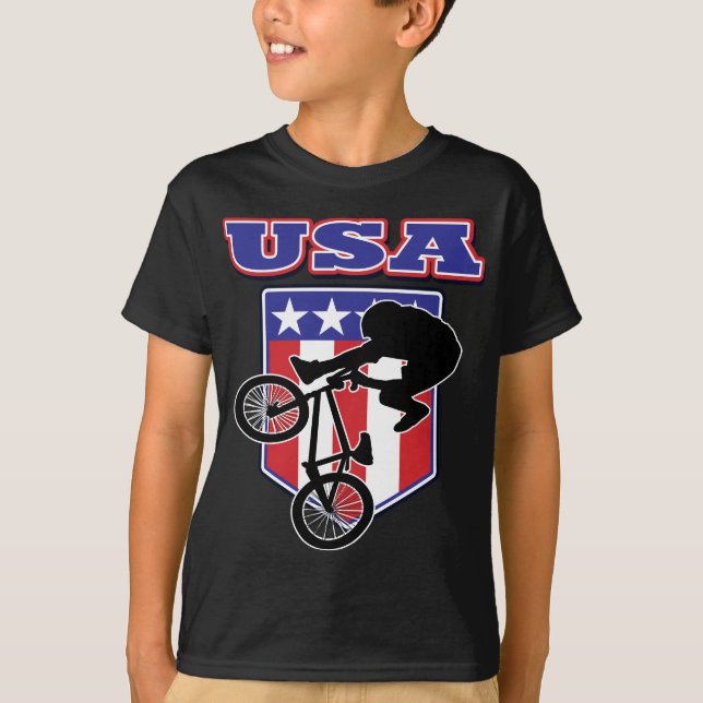 USA-BMX Biker T-Shirt (Vorderseite)