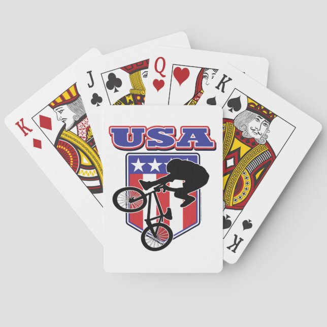 USA BMX SPIELKARTEN (Rückseite)