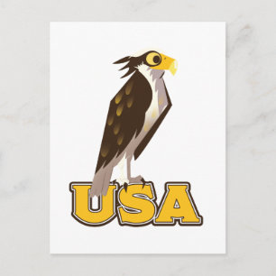 USA Bold Eagle Postkarte