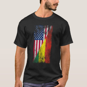 USA Bolivien Flaggen USA Bolivien T-Shirt