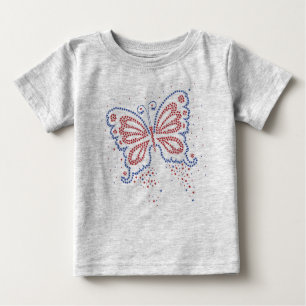 USA Butterfly Säuglinge & Kleinkind T - Shirt
