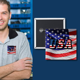 USA - Button-Back-Button für die amerikanische Fla Button