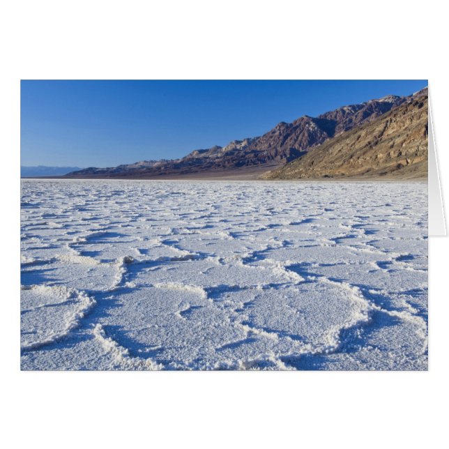 USA, CA, Death Valley NP, Salt Formation at (Vorderseite (Horizontal))