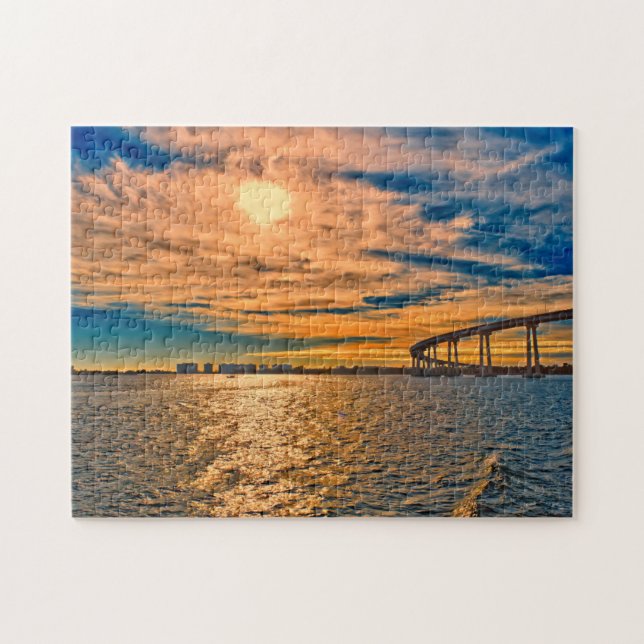USA, CA, San Diego-Coronado Bay Bridge Puzzle (Horizontal)