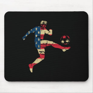 Usa Can Mex Flagge Fußball Nordamerika Fußball Fan Mousepad